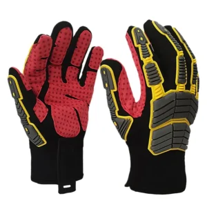 Heavy Utility Oil and Gas Impact Gloves with TPR Vibration