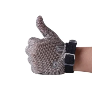 Stainless Steel Wire Mesh Cut Resistant Mechanic Gloves