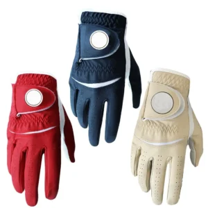 Elegant Leather Gloves with Superior Grip and Comfort