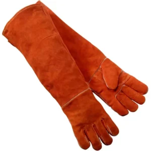 Heat-Resistant Leather Welding Gloves for Protection