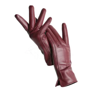 Soft Touch Ladies Fashion Gloves with Floral Design