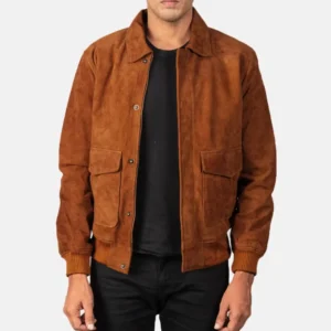 Custom Color Wear Lightweight Eco Friendly Men Leather Jacket